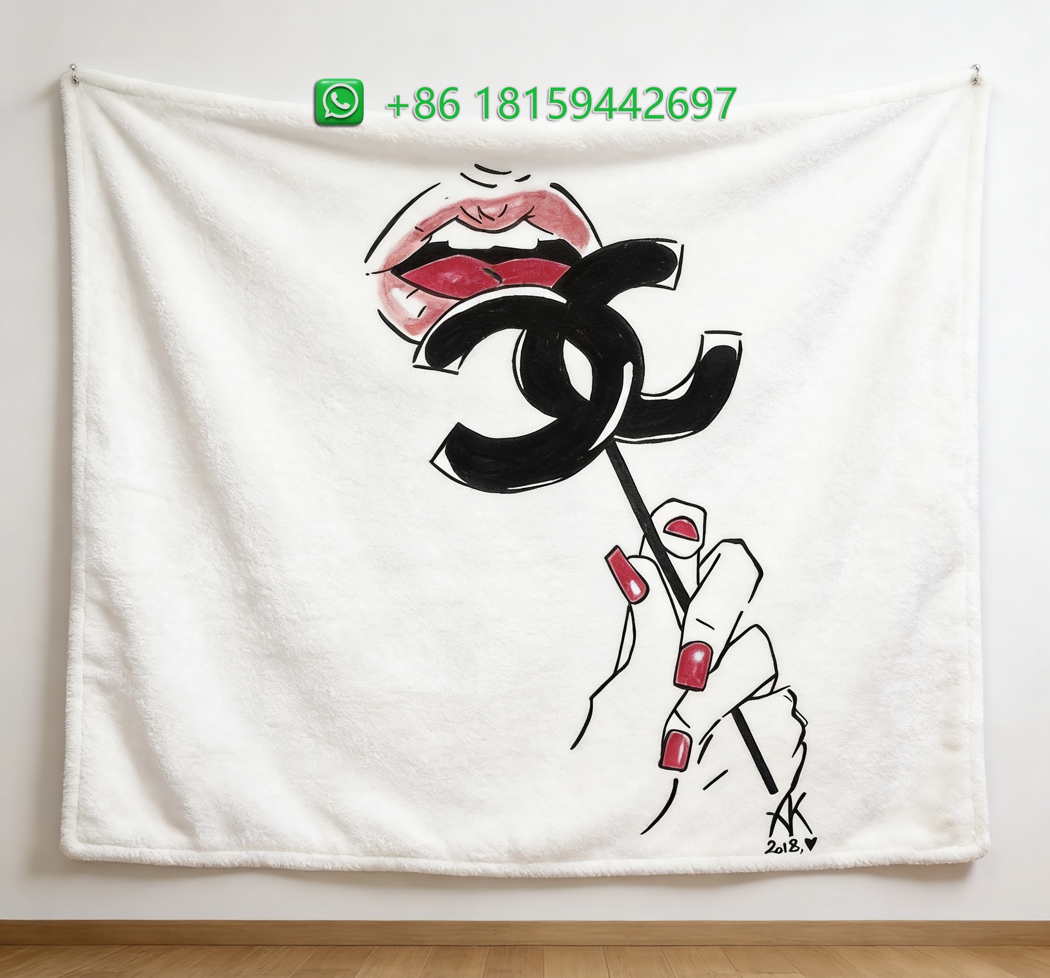 Chanel Throw Blankets